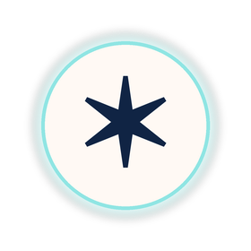 Sextile aspect symbol
