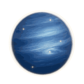 Neptune planet icon