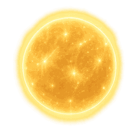 Sun planet icon