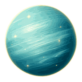 Uranus planet icon