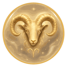 Aries zodiac sign icon