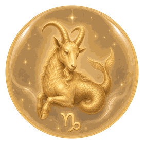 Capricorn zodiac sign icon