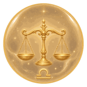 Libra zodiac sign icon