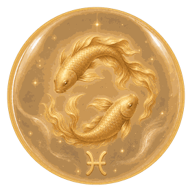 Pisces zodiac sign icon